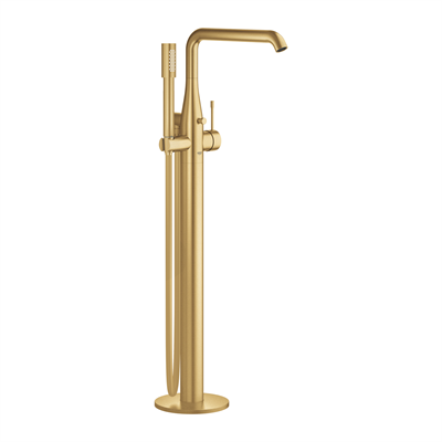 Grohe Essence Yerden Küvet Bataryası (Sıva Üstü Grubu), Fırçalı Altın 25248GN1