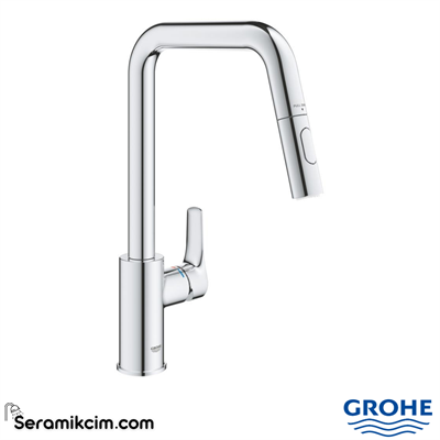 Grohe Eurosmart Kuğu Borulu Eviye Bataryası Krom 30619000 - 30619000