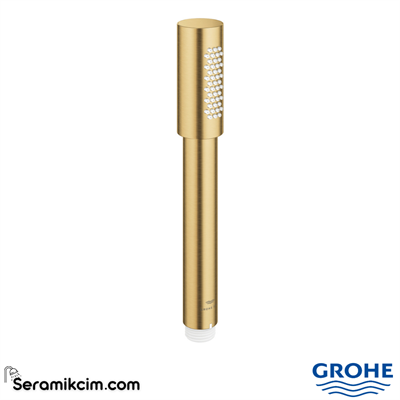 Grohe Rainshower Aqua Stick El Duşu, 1 Akışlı, Fırçalı Altın 26866GN0 - 26866GN0