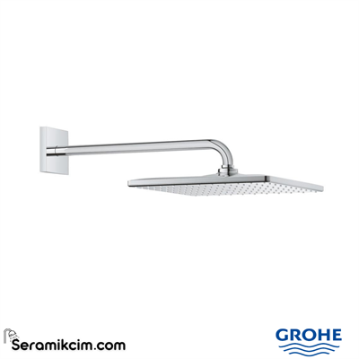 Grohe Rainshower Mono 310 Cube Tepe Duşu Seti, 31 cm, 1 Fonksiyonlu Krom 26564000 - 26564000