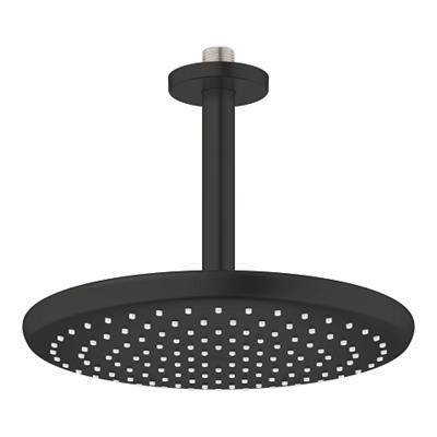 Grohe Tempesta 250 Yuvarlak Tepe Duşu Tek Akışlı, 25 cm (Tavandan Dirsek Dahil), Mat Siyah - 266692430