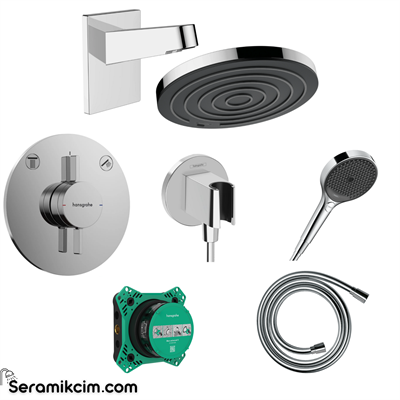 Hansgrohe Duoturn Ankastre Banyo Bataryası Set Krom