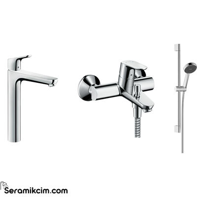 Hansgrohe Focus Banyo ve Çanak Lavabo Batarya Set