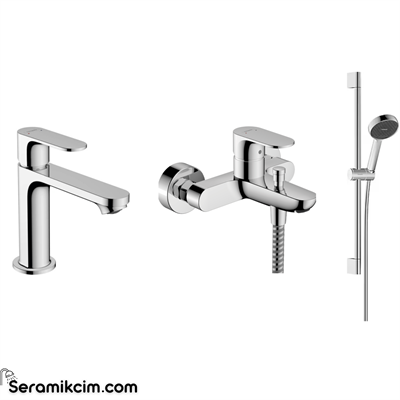 Hansgrohe Rebris S Banyo ve Lavabo Batarya Set