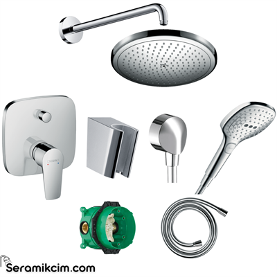 Hansgrohe Talis E Ankastre Banyo Bataryası Set Krom