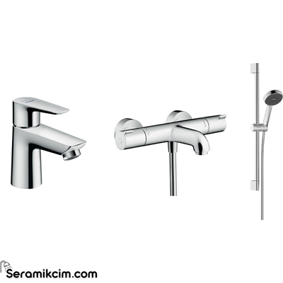 Hansgrohe Talis E Banyo ve Lavabo Batarya Set