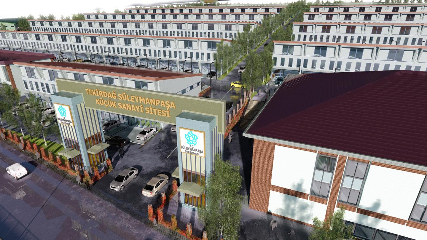 Tekirdağ Süleymanpaşa Sanayi Sitesi görünümü