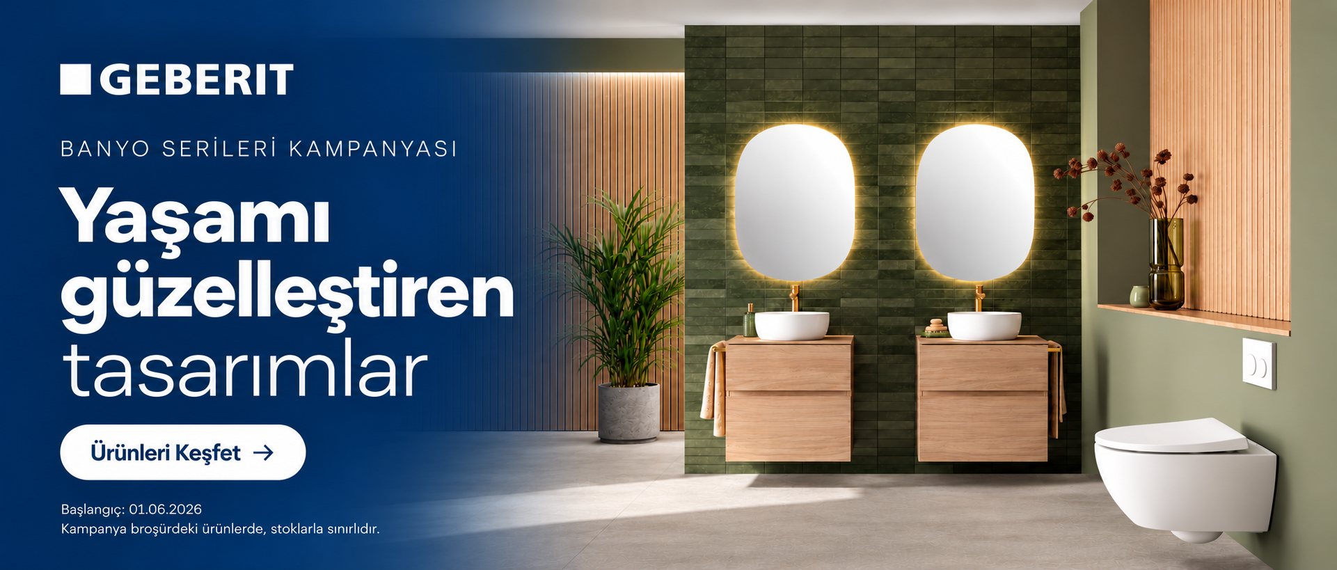 Geberit Banyo Serileri Kampanyası 2026