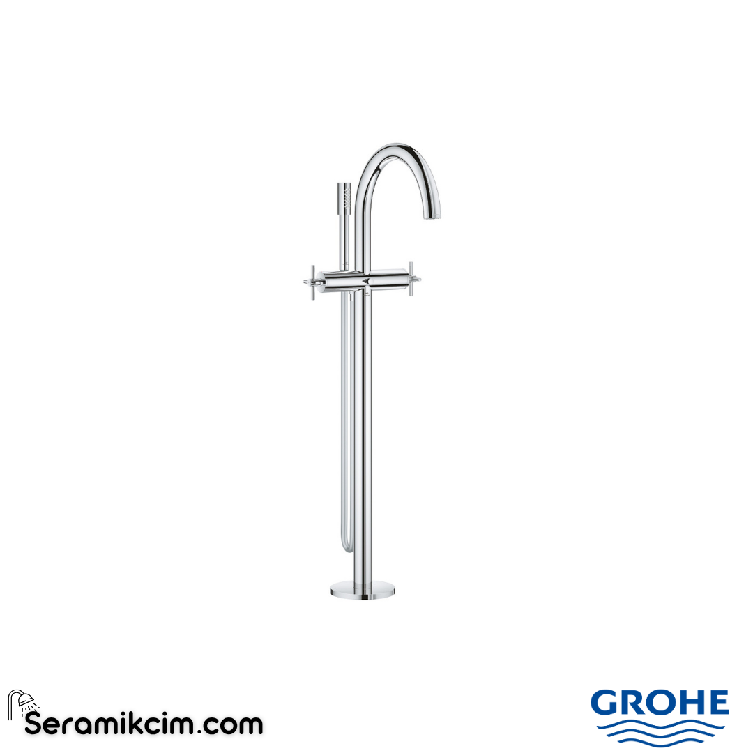 Grohe Atrio Yerden Küvet Bataryası (Sıva Üstü Grubu) Krom 25272000