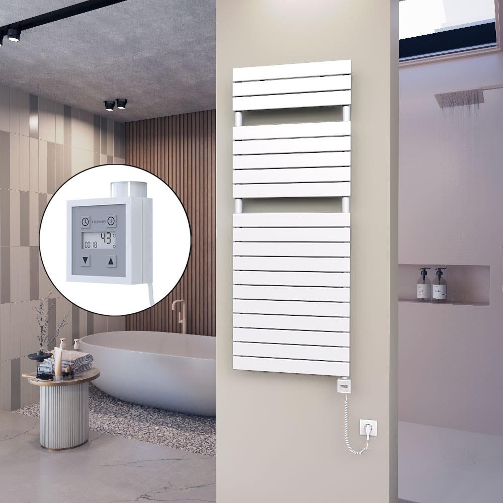 10H Elektrikli Havlupan 600x1550 Beyaz Ktx3 1000 Watt Spiral Kablolu