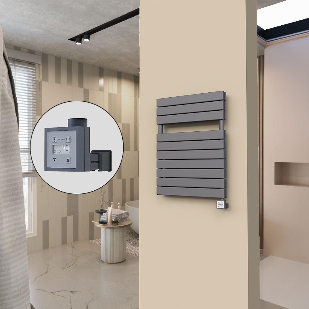 20H Elektrikli Havlupan 600x810 Antrasit Ktx3 1000 W