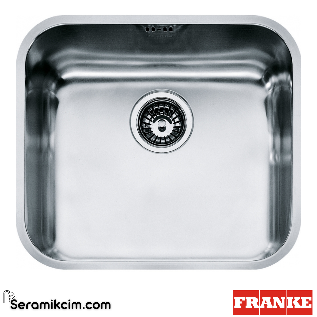 Franke Galassia GAX 110-45 Tezgahaltı Dikdörtgen 482x432mm Paslanmaz Çelik Eviye İnox 122.0654.850