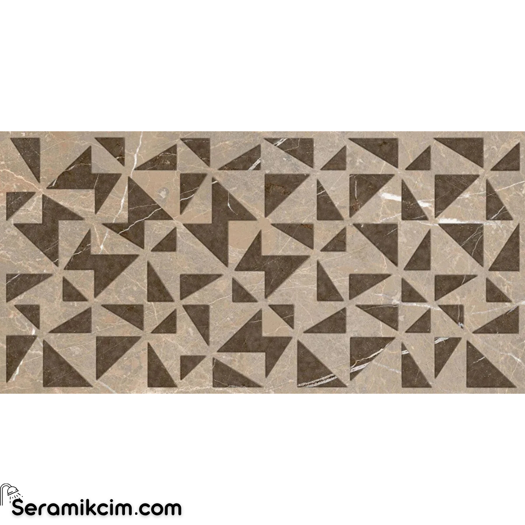 30X60D Marmori Pulpis Krem 3D Dek Parlak 7.5mm Nr