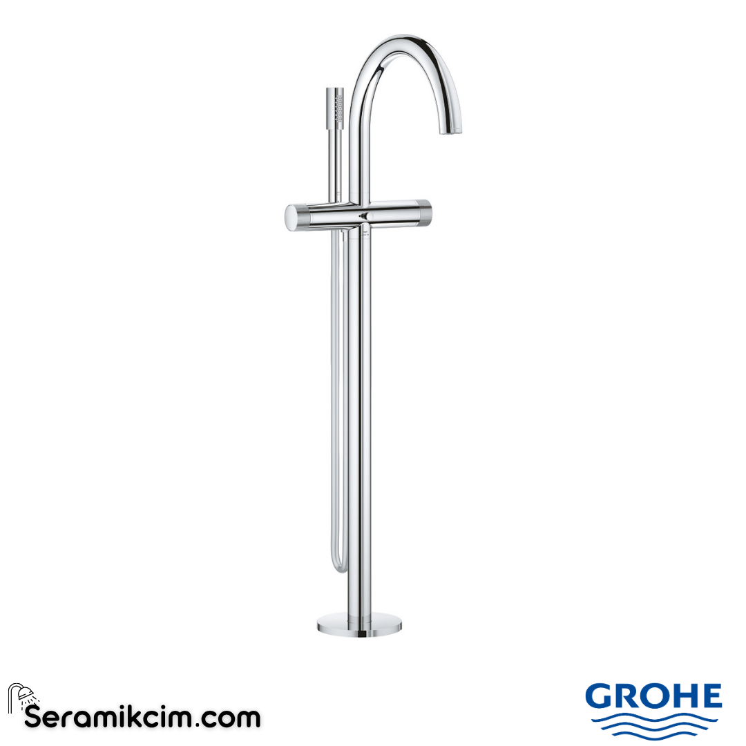 Grohe Atrio Private Collection Tek Yerden Küvet Bataryası (Sıva Üstü Grubu) Krom 25229000
