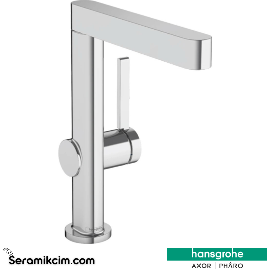 Hansgrohe Finoris Çanak Lavabo Bataryası 230 Bas-Aç Gider Seti İle Krom 76060000
