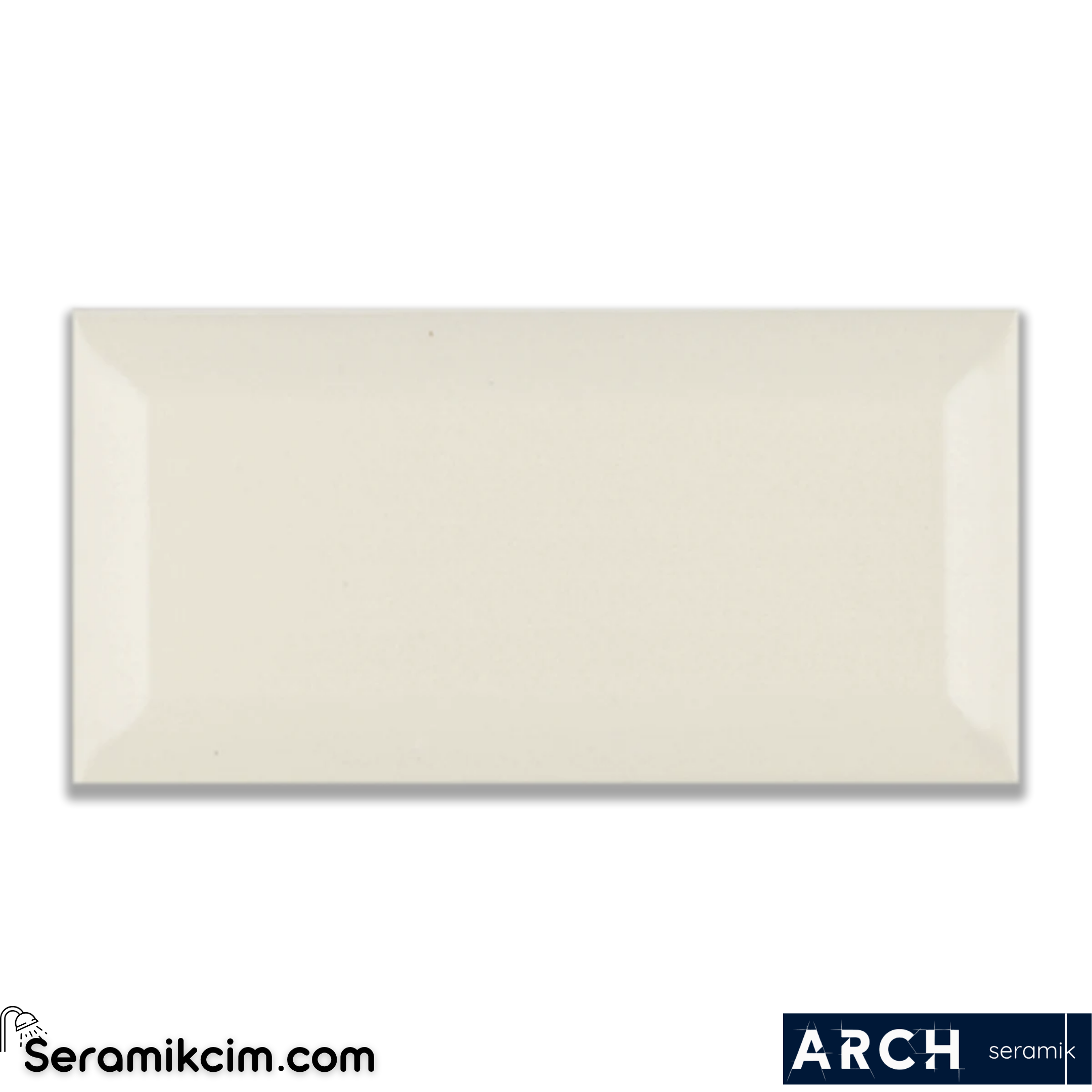 Arch Seramik 10x20 cm Cream Metro Matt