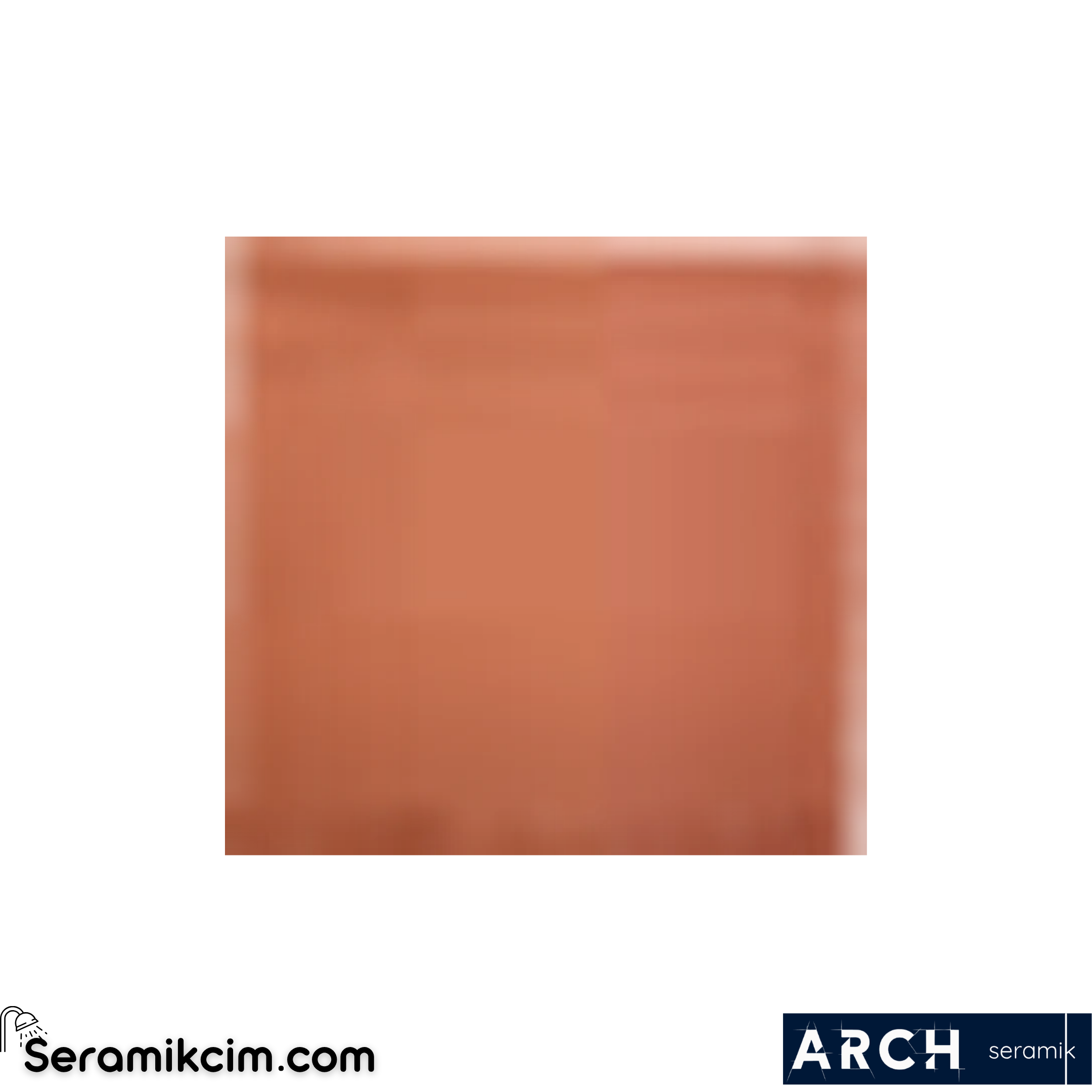 Arch Seramik 15x15 cm Artisan Orange Glossy
