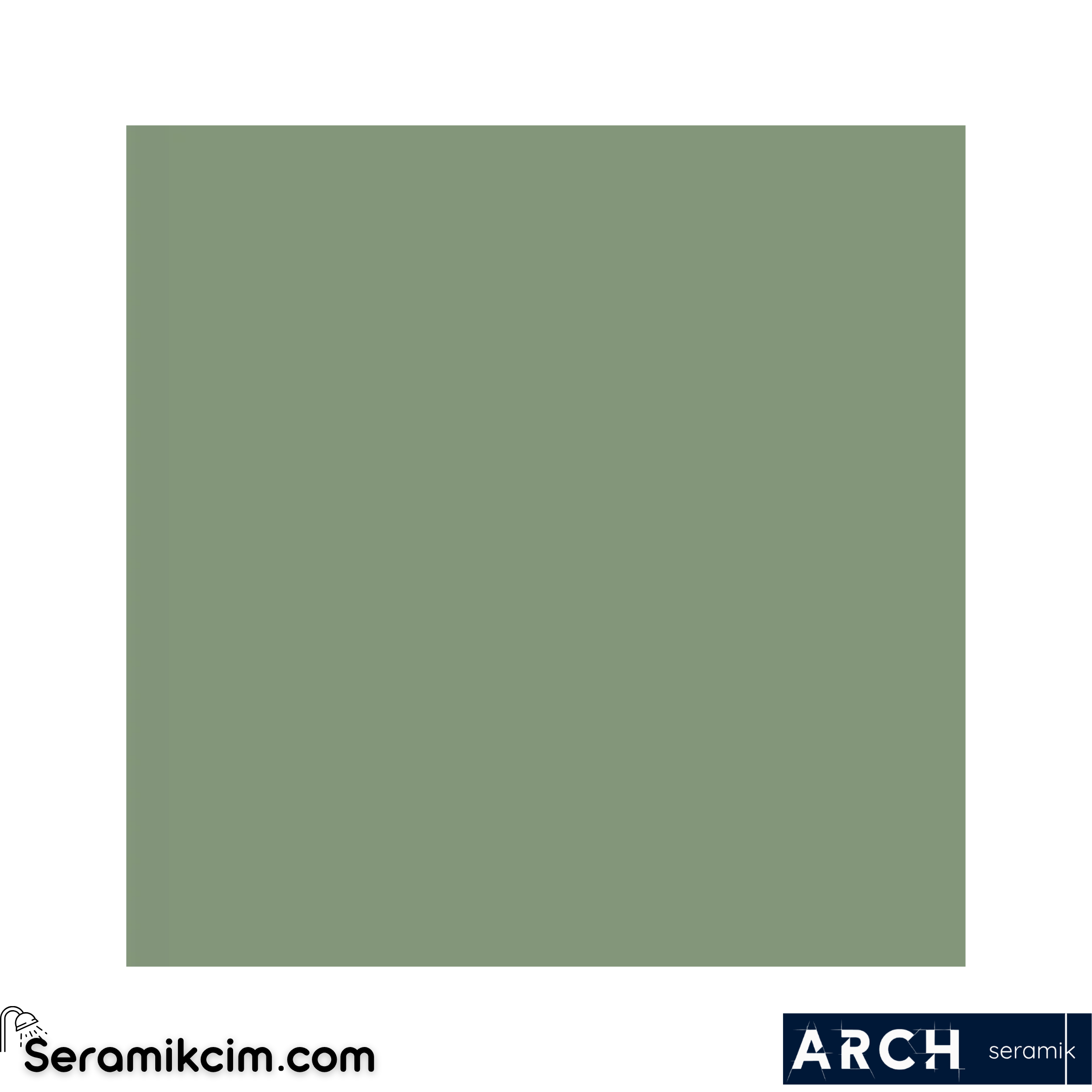 Arch Seramik 15x15 cm Sage Flat Matt