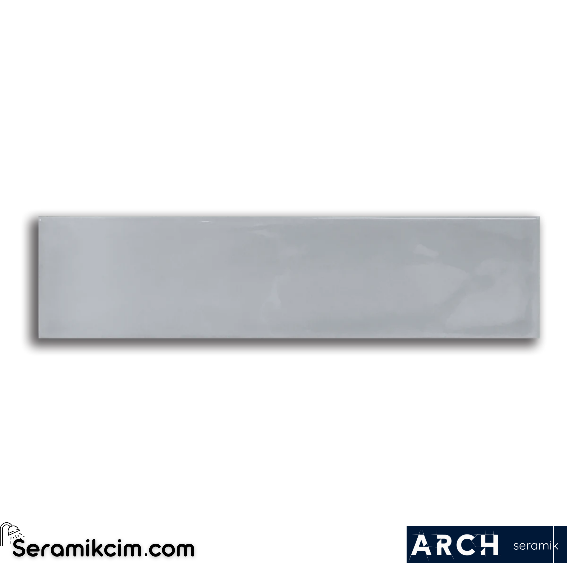 Arch Seramik 7,5x30 cm Mist Bumpy Glossy