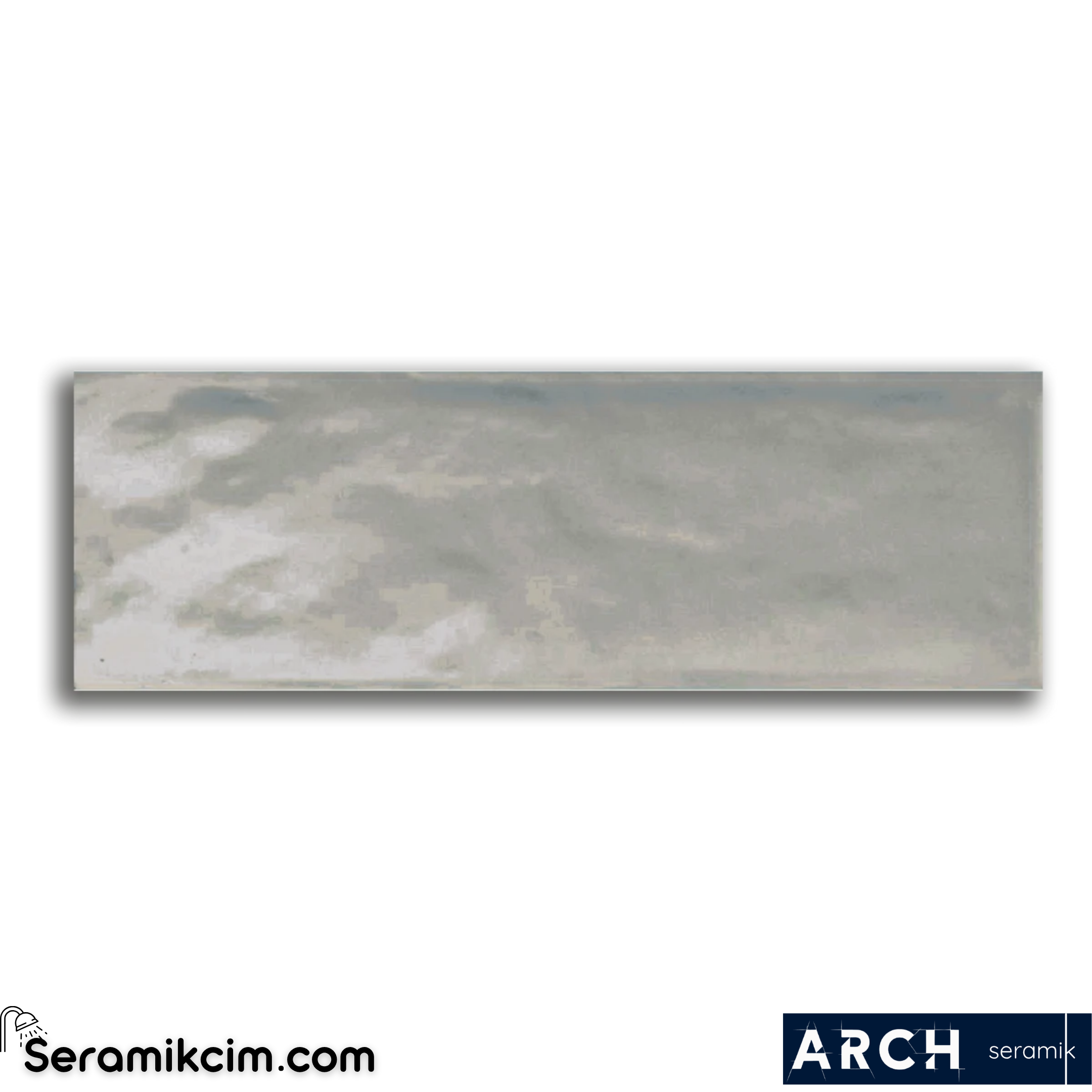 Arch Seramik 7,5x30 cm Mist Bumpy Glossy