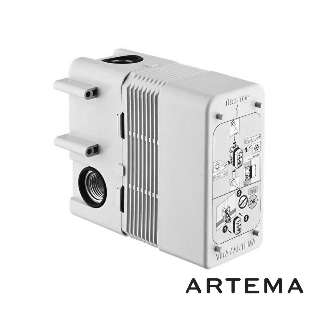 Artema Ankastre Banyo Bataryası Sıva Altı Grubu A41949