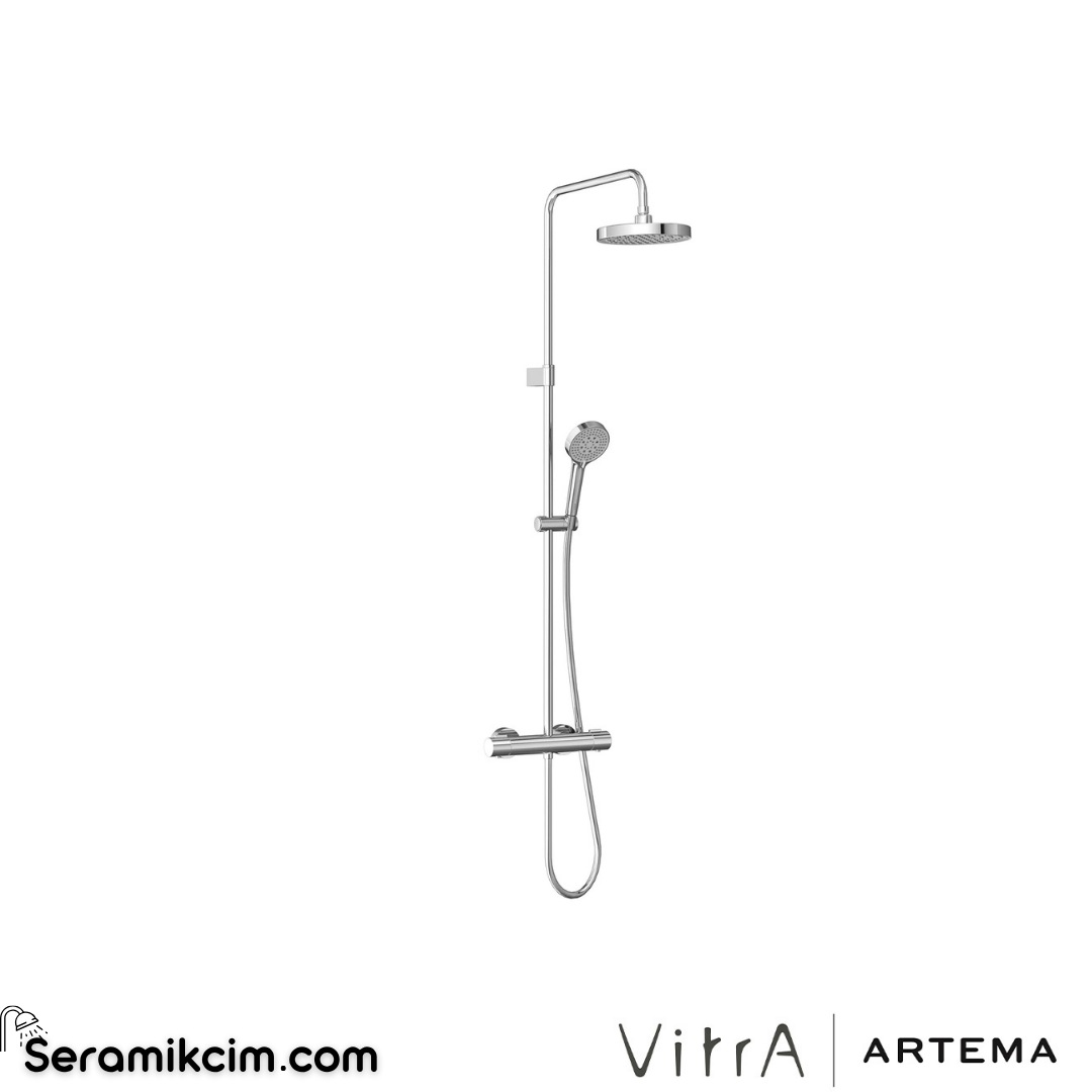 Artema Base Round 200 Duş Sistemi Krom A47305