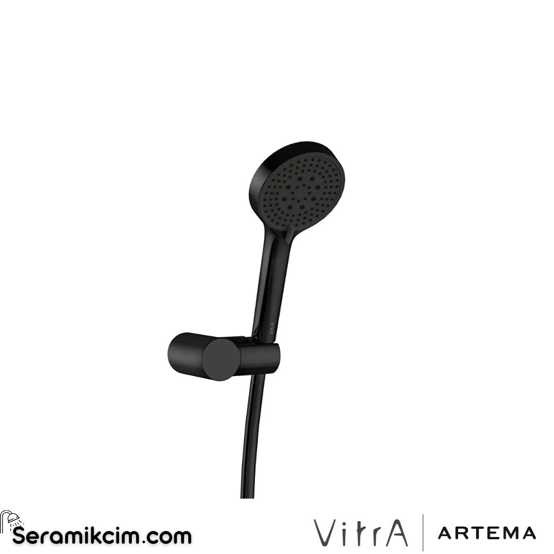 Artema Base Round El Duşu 3 Fonksiyonlu 100mm Mat Siyah A4590636