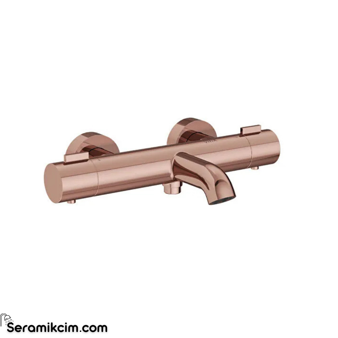 Artema Base Round Termostatik Banyo Bataryası Parlak Bakır A4730029