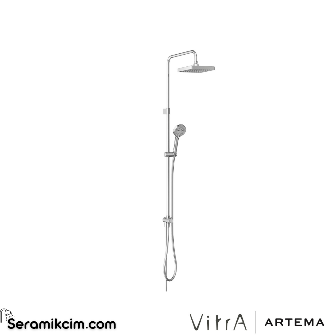 Artema Base Square 200 Duş Kolonu Krom A45911