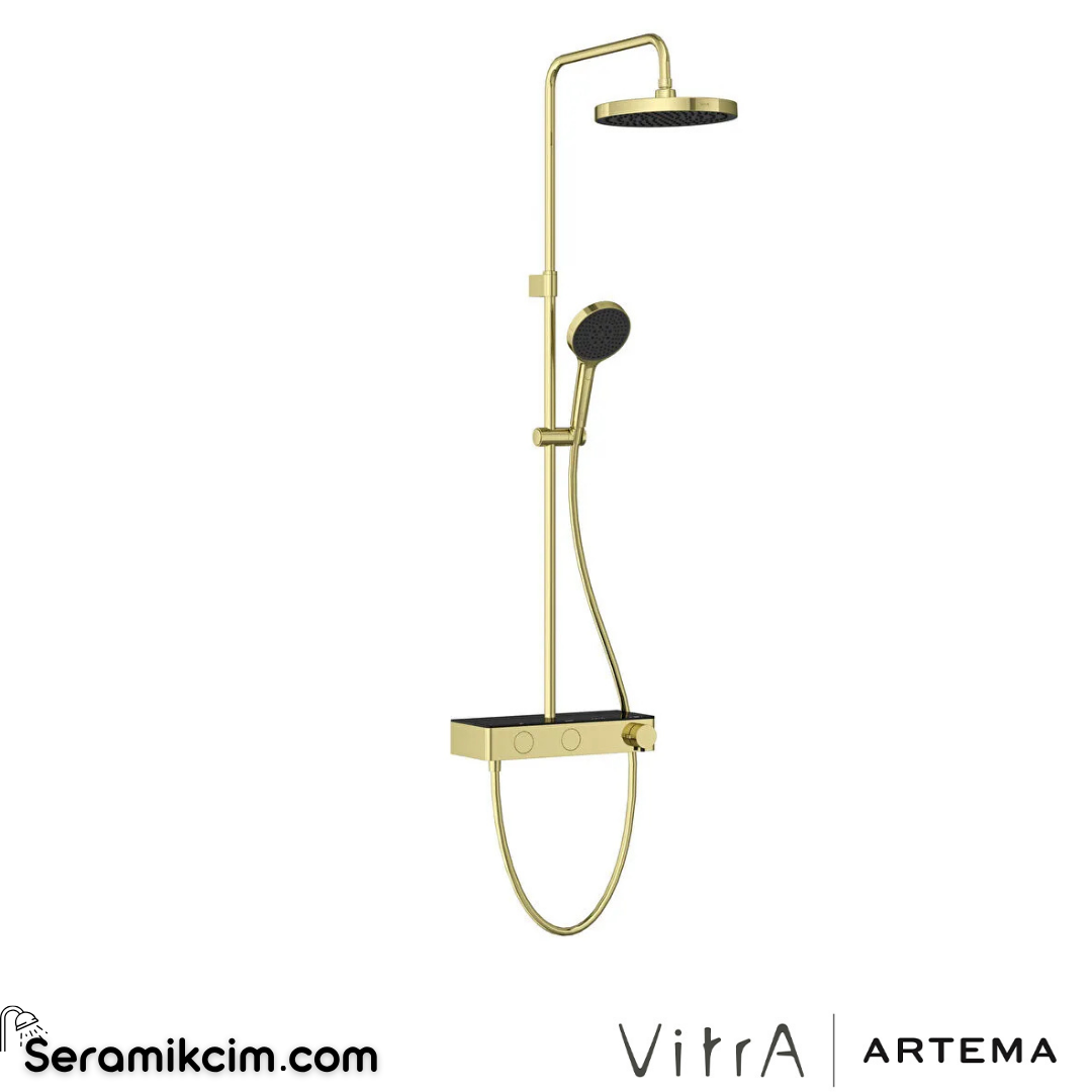 Artema Core Round 250 Duş Sistemi Parlak Altın A4731174