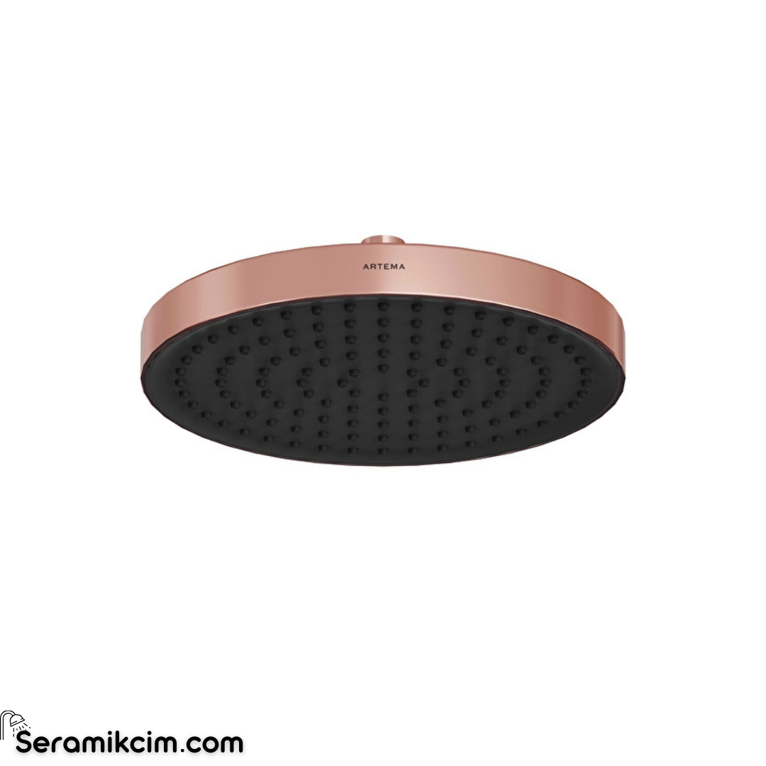 Artema Core Round Duş Başlığı 1 Fonksiyonlu 250 Ø Parlak Bakır A4591229