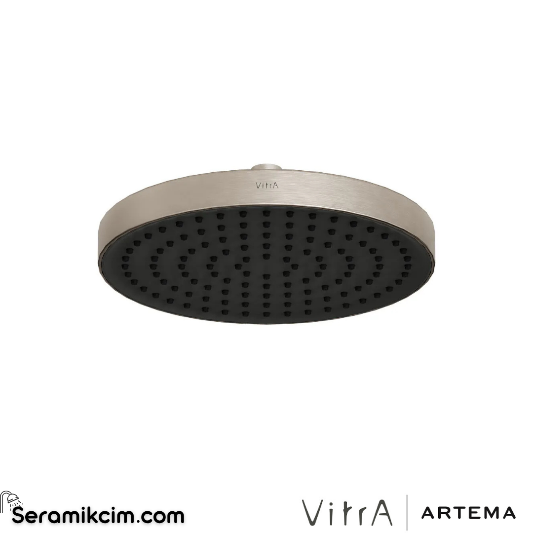 Artema Core Round Duş Başlığı 1 Fonksiyonlu 250 Ø Fırçalı Nikel A4591234