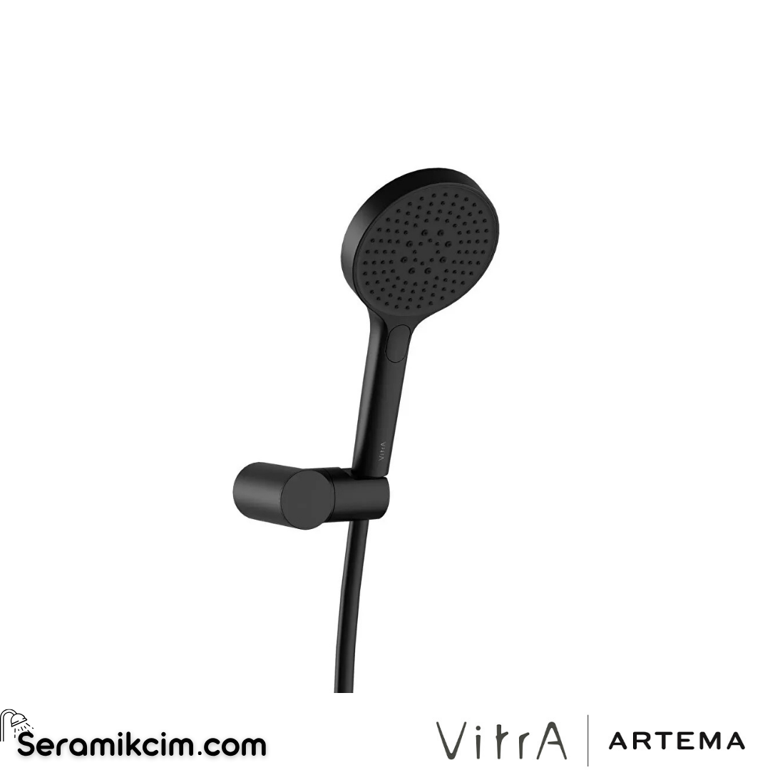 Artema Core Round El Duşu 3 Fonksiyonlu 120mm Mat Siyah A4591436