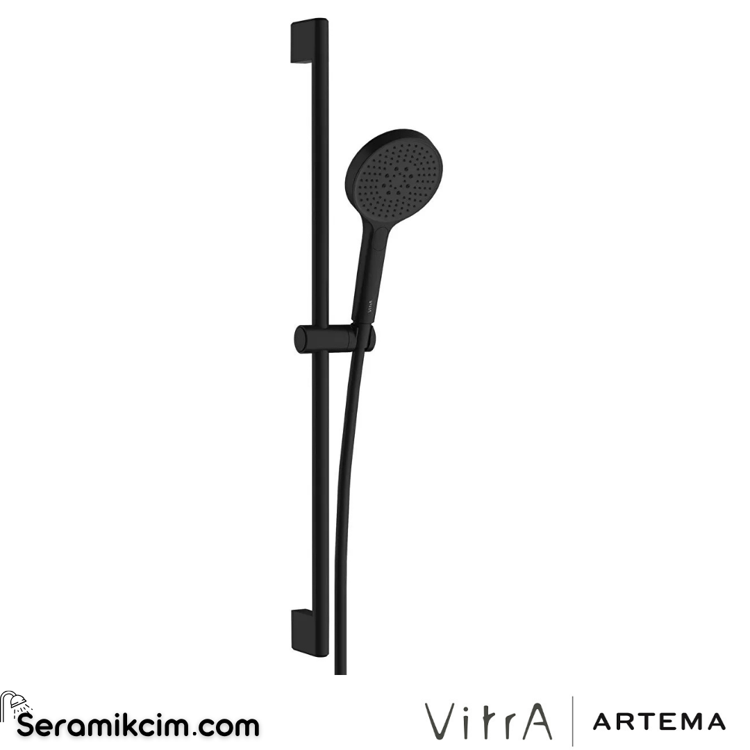Artema Core Round Sürgülü El Duşu 3 Fonksiyonlu 120mm Mat Siyah A4591636