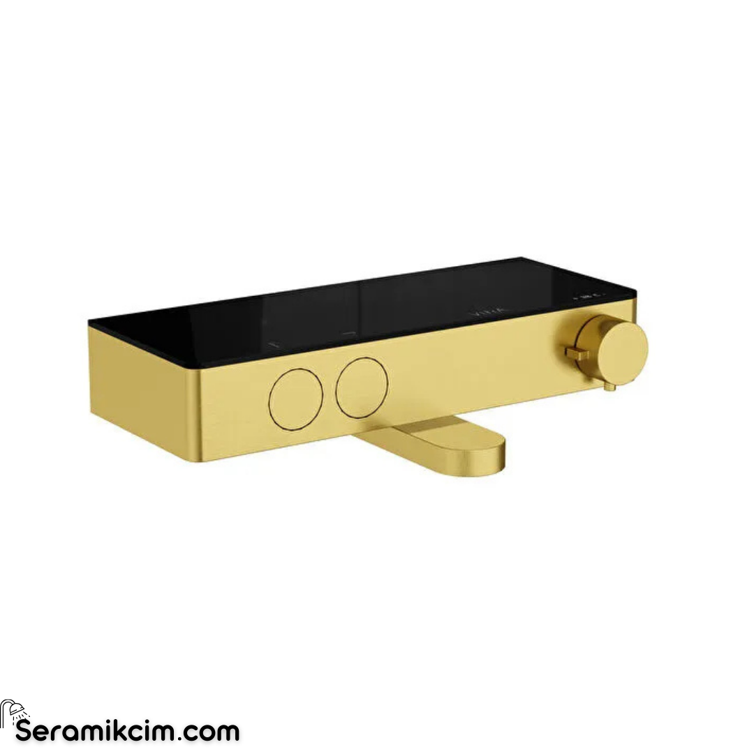 Artema Core Round Termostatik Banyo Bataryası Fırçalı Altn A4730825