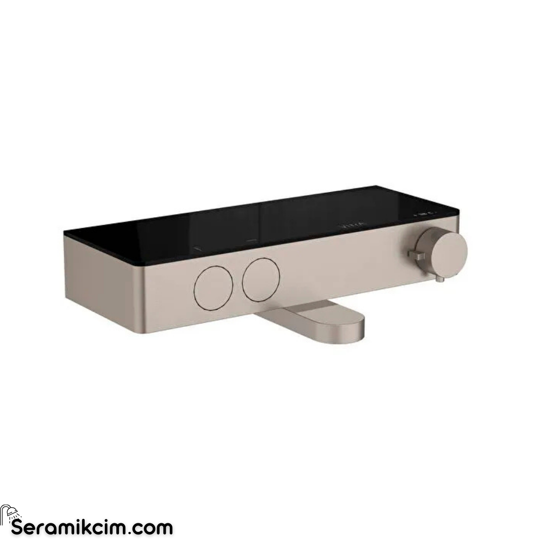 Artema Core Round Termostatik Banyo Bataryası Fırçalı Nikel A4730834