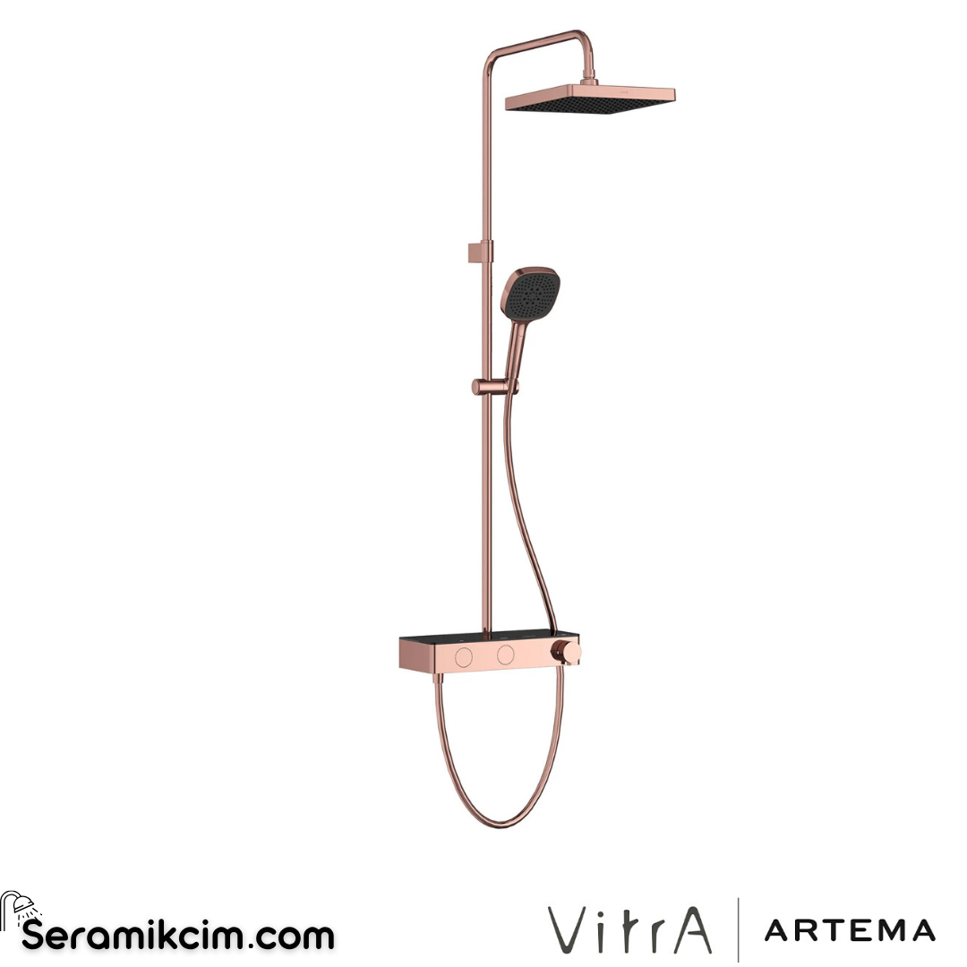 Artema Core Square 250 Duş Sistemi Soft Bakır A4731229