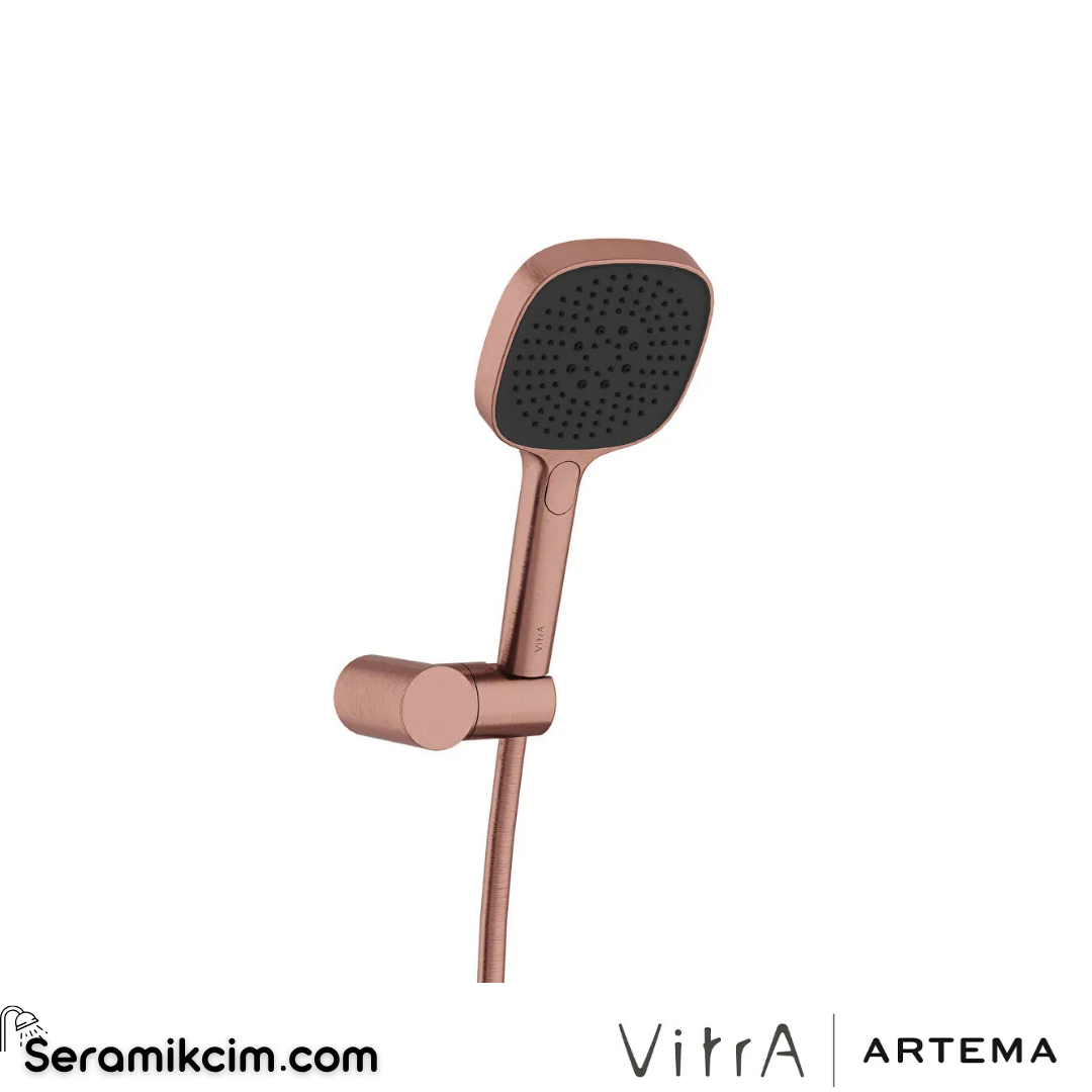 Artema Core Square El Duşu 3 Fonksiyonlu 120mm Fırçalı Bakır A4591524