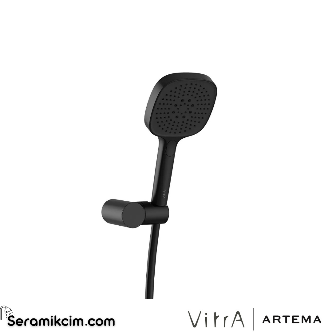 Artema Core Square El Duşu 3 Fonksiyonlu 120mm Mat Siyah A4591536