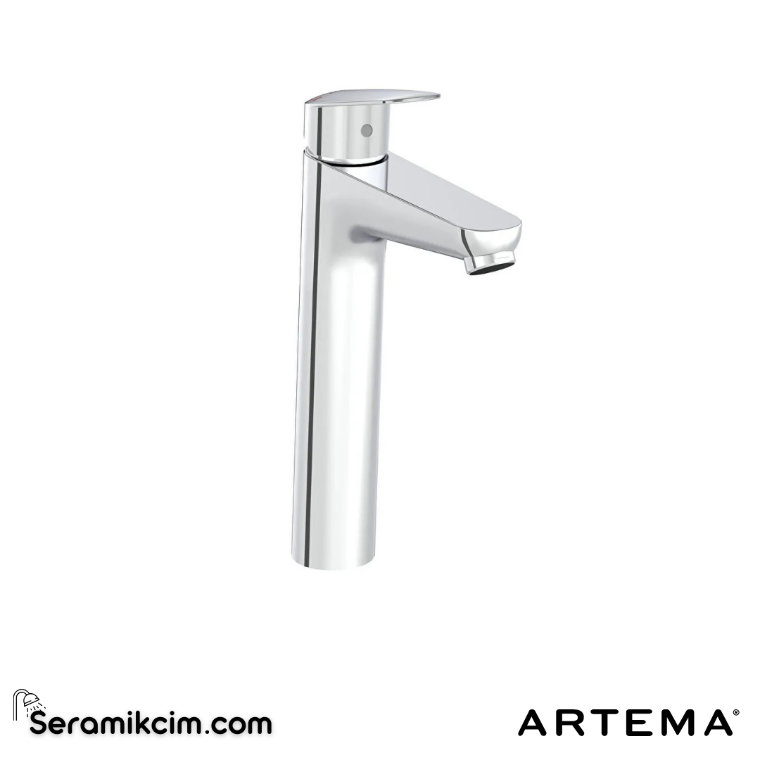 Artema Flow Round Lavabo Bataryası (Çanak) Krom A42927 - A42927