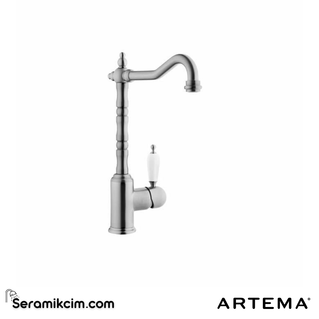 Artema Idealine Verona Eviye Bataryası Saten Krom A4215406 - A4215406