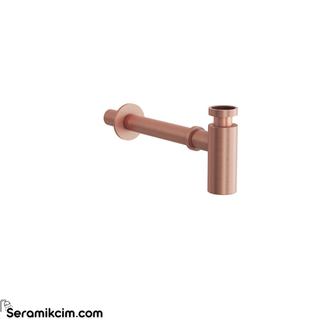 Artema Lavabo Sifonu (T Tipi) Fırçalı Bakır A4512324