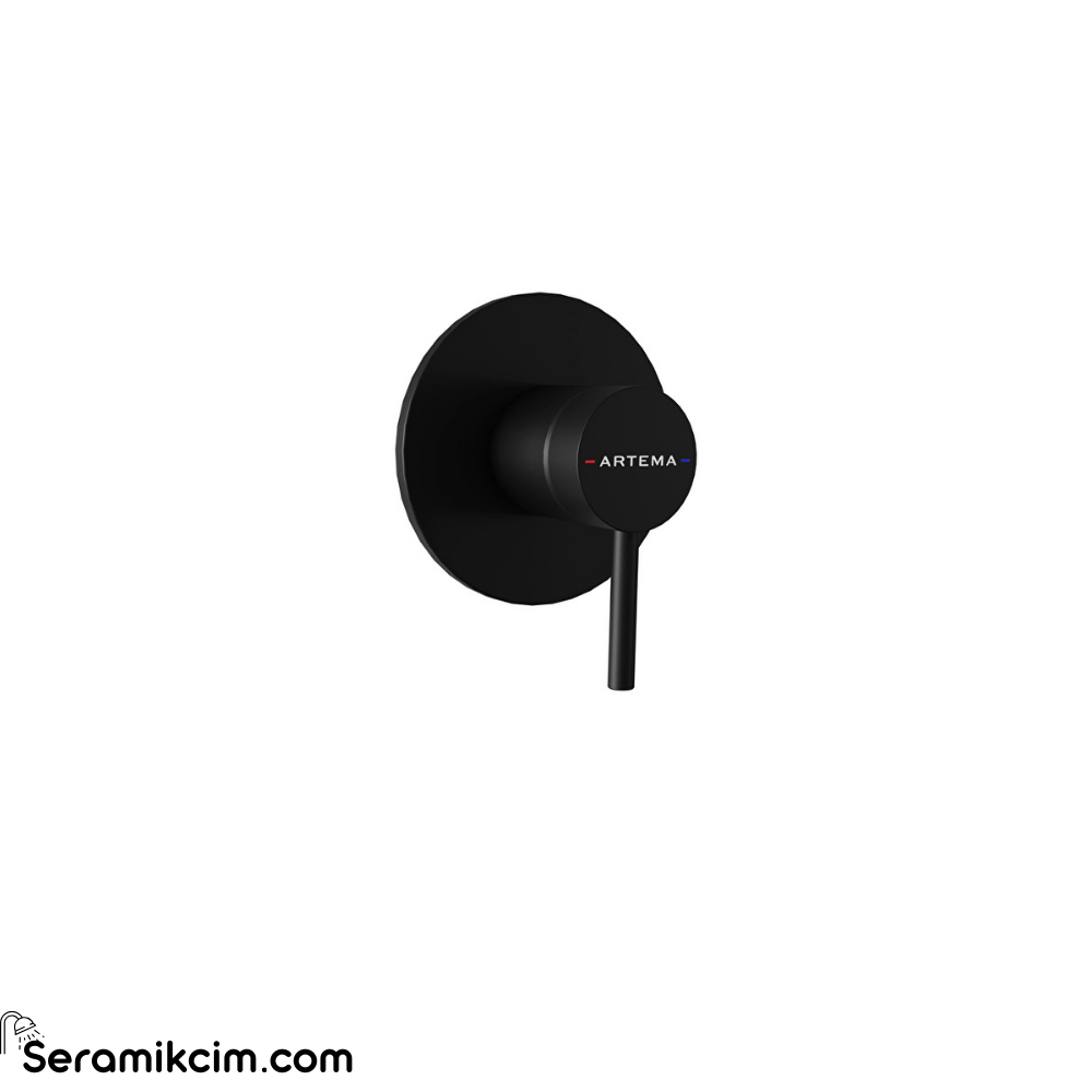 Artema Minimax Round Ankastre Mekanik Duş Bataryası Minibox A4371036