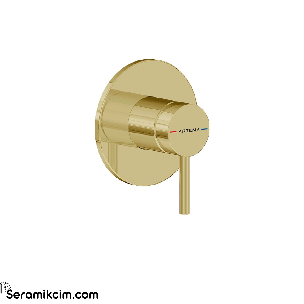 Artema Minimax Round Ankastre Mekanik Duş Bataryası Minibox A4371074