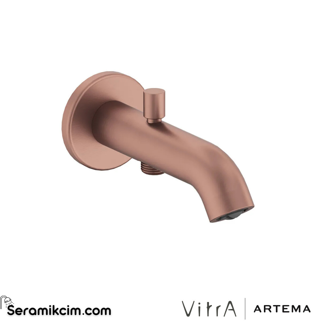 Artema Minimax Round Çıkış Ucu (El Duşu Çıkışlı) Mat Bakır A4354224