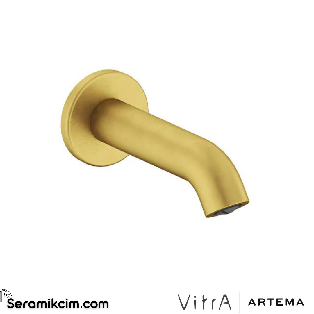 Artema Minimax Round Çıkış Ucu Mat Altın A4354125