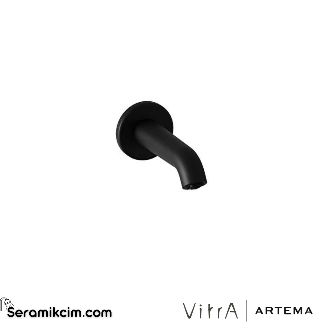 Artema Minimax Round Çıkış Ucu Mat Siyah A4354136
