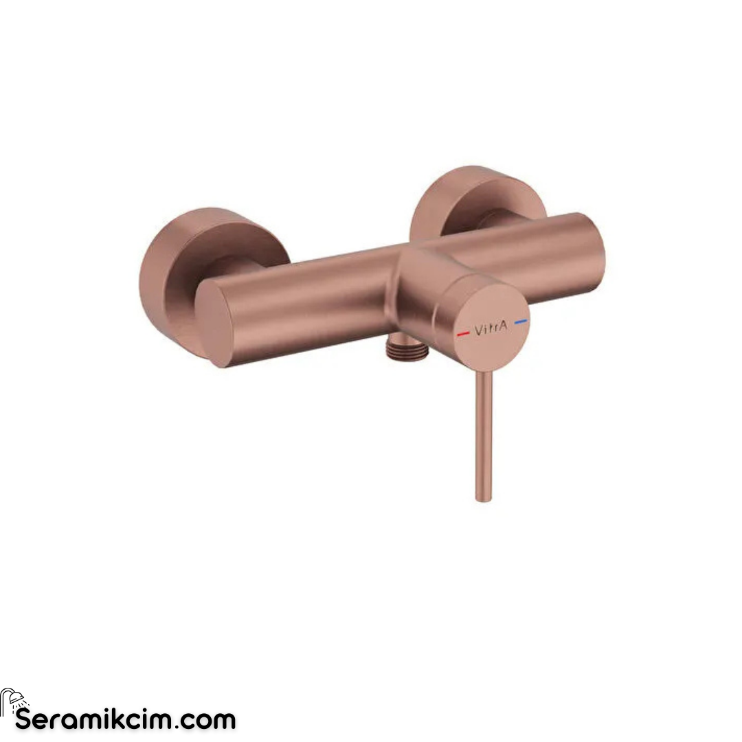 Artema Minimax Round Duş Bataryası Fırçalı Bakır A4352924