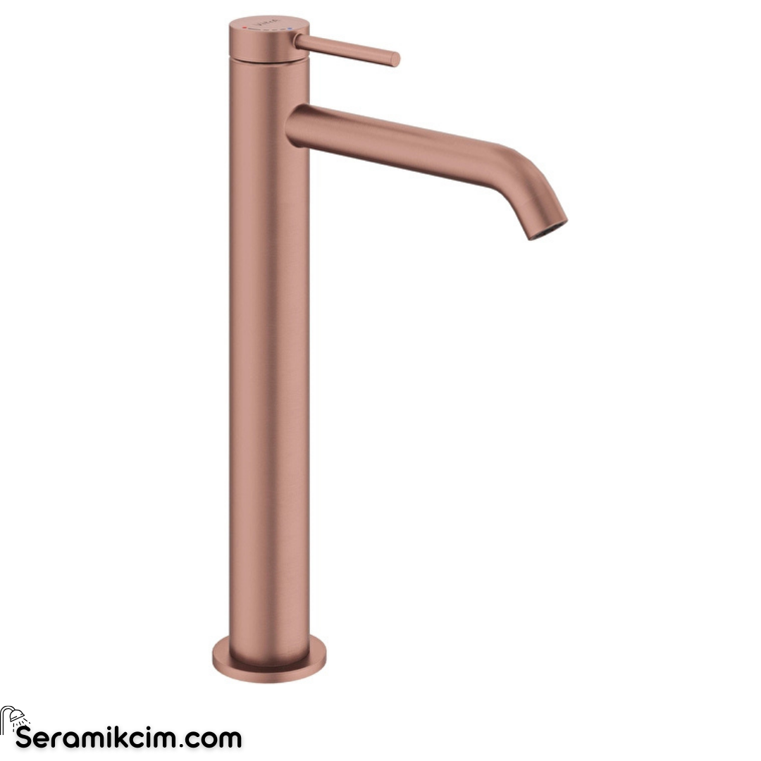 Artema Minimax Round Lavabo Bataryası (Çanak) Fırçalı Bakır A4353424