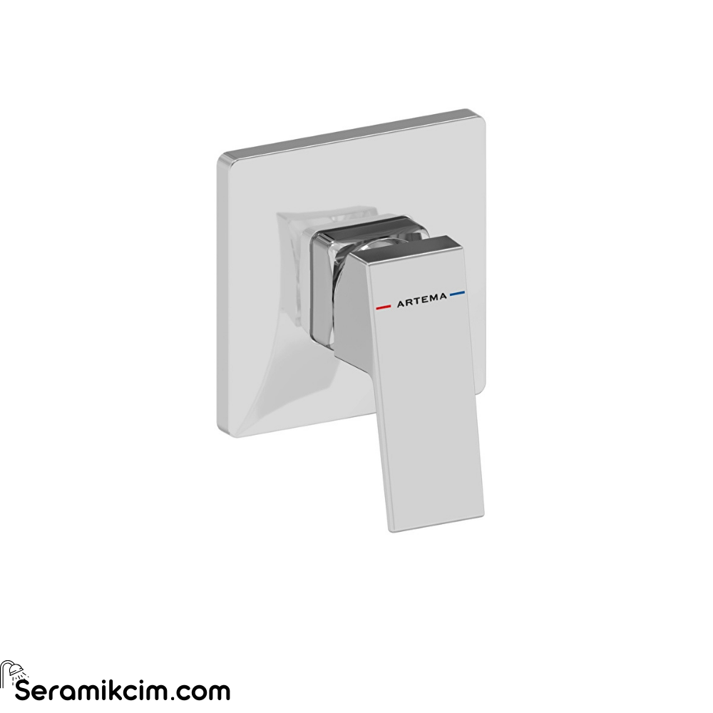 Artema Minimax Square Ankastre Duş Bataryası Minibox Mekanik A43733